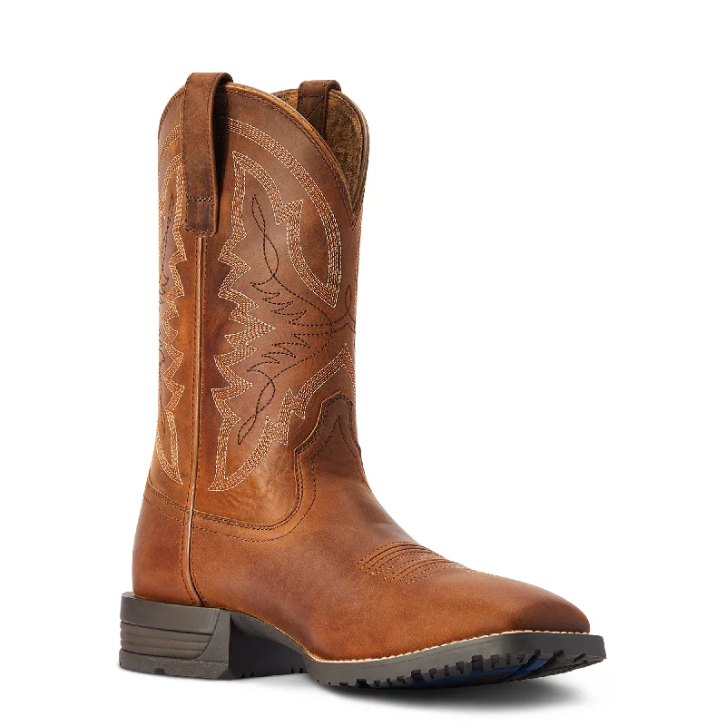 Alligator - embossed men's western boots for a bold statementHybrid Ranchwork Western Boots