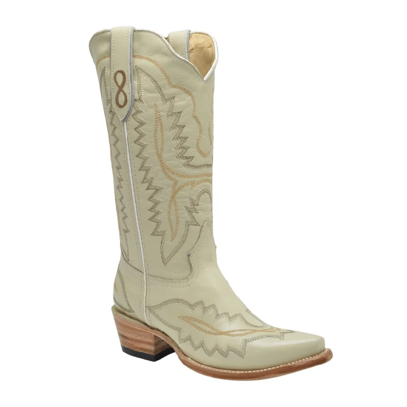 Men's cowboy boots with a silver - toned buckleAMELIA Pearl, Women's Snip Toe, Leather Sole, Cowboy Boots & Western Cowgirl Boots