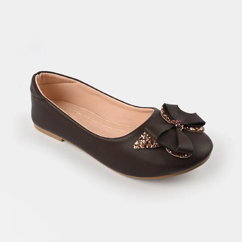 Women's tassel - adorned stiletto heel pumps for a bohemian touchGirls Pumps 11-11-BROWN