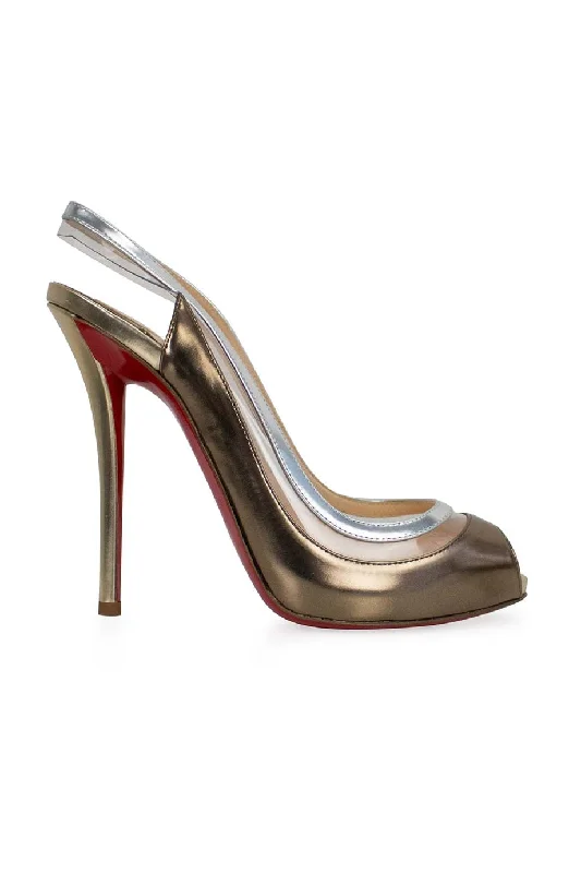 Women's non - slip stiletto heel pumps for safety on slippery floors[WS2740] Christian Louboutin | Mid Heel Pump