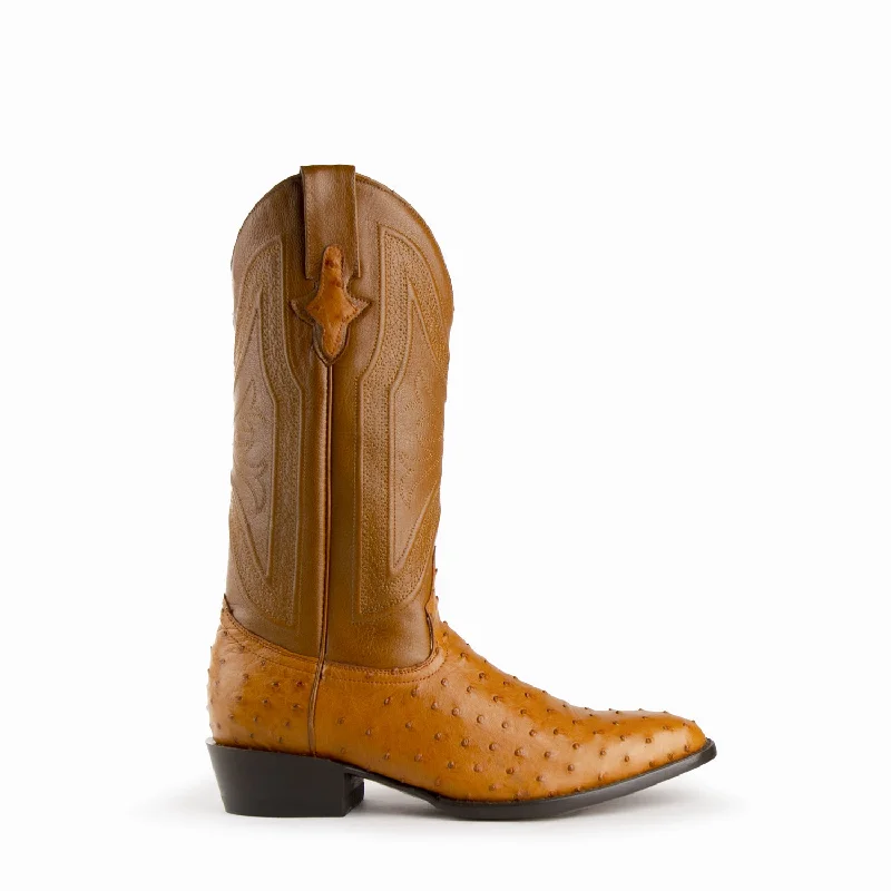 Alligator - print men's cowboy boots for a bold lookFerrini Mens Cognac Leather Full Quill Ostrich R-Toe Colt Cowboy Boots Alligator - print men's cowboy boots for a bold lookFerrini Mens Cognac Leather Full Quill Ostrich R-Toe Colt Cowboy Boots