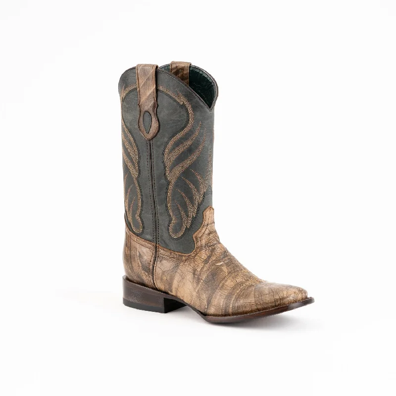 Men's cowboy boots with a scalloped edgeFerrini Mens Oak Leather Hunter Cowboy Boots Men's cowboy boots with a scalloped edgeFerrini Mens Oak Leather Hunter Cowboy Boots
