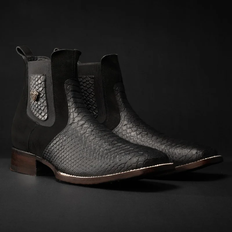Men's Leather Tribute Python Cowboy Boot