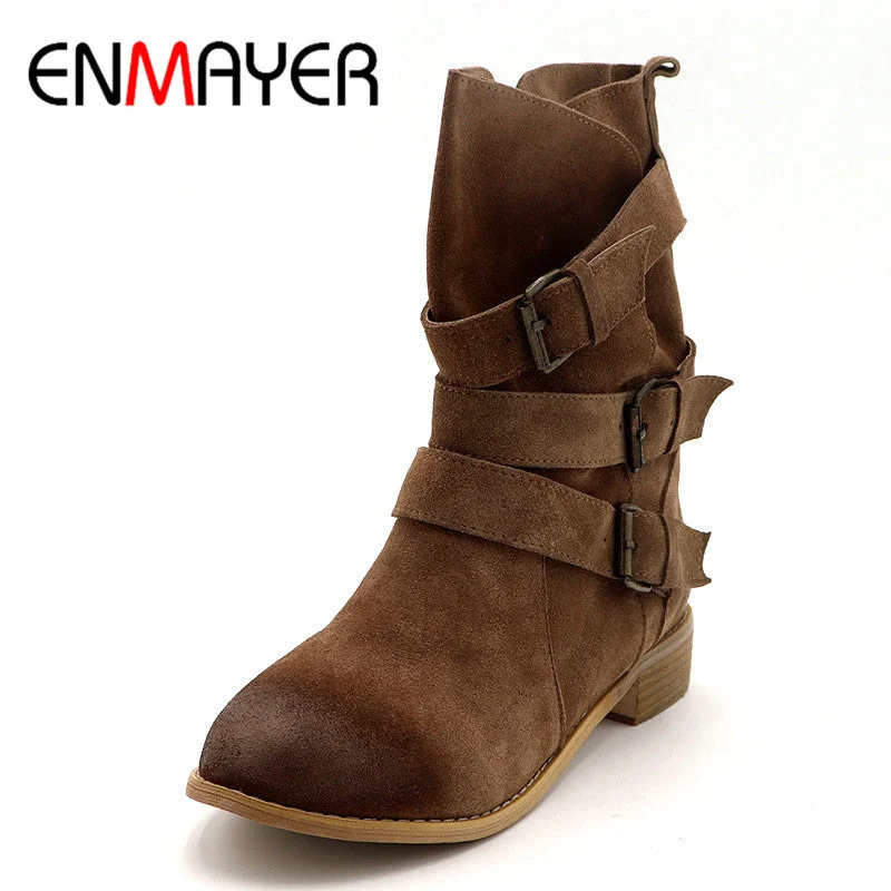 ENMAYER Shoes Woman Winter Boots