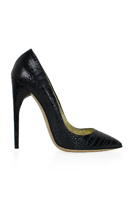 Women's strappy open - toe stiletto heel pumps with rhinestones[WS2732] Tom Ford | High Heel Pump