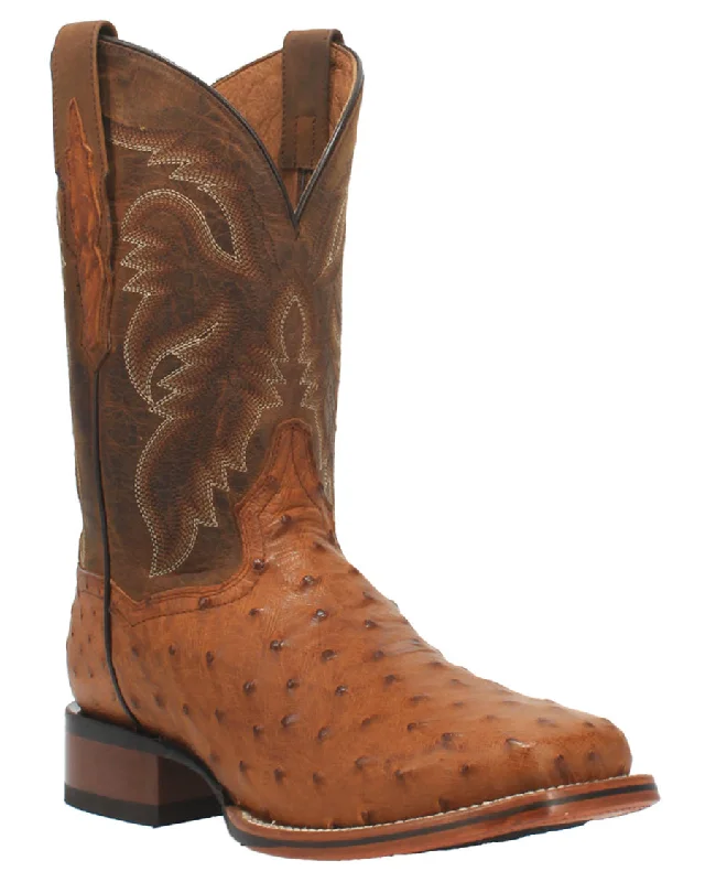 Men's western boots with a leather sole and a heel guardMen's Alamosa Ostrich Western Boots Men's western boots with a leather sole and a heel guardMen's Alamosa Ostrich Western Boots