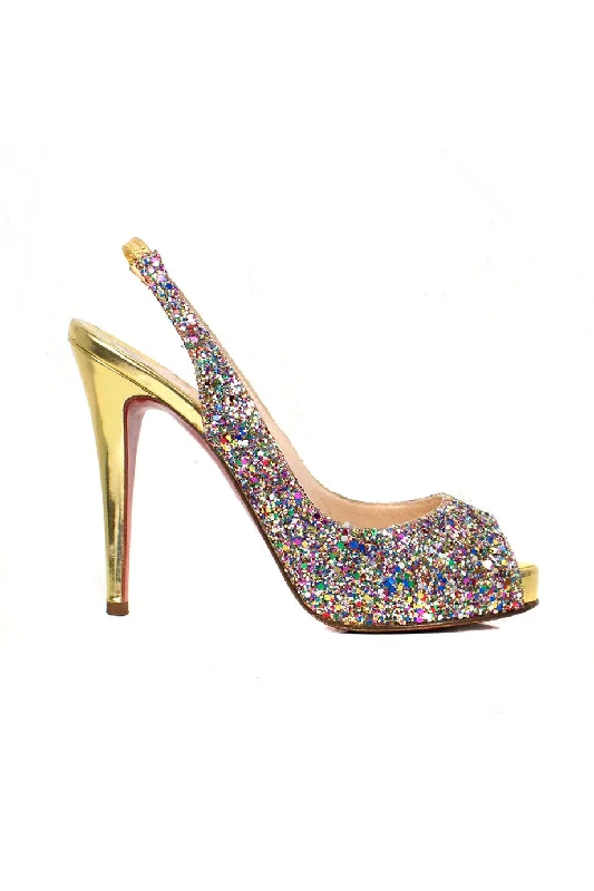 Women's platform stiletto heel pumps with a chunky sole[WS2512] Christian Louboutin | High Heel Pump