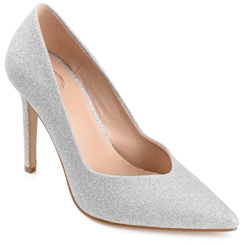 Women's wide - width stiletto heel pumps for a comfortable fitJournee Collection Women's Ninna Pump Women's wide - width stiletto heel pumps for a comfortable fitJournee Collection Women's Ninna Pump