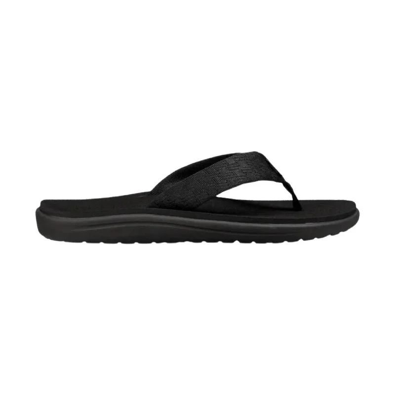 Men's leather sandals with an adjustable strapTeva Men's Voya Flip Flop - Brick Black - ONLINE STORE CREDIT/EXCHANGE ONLY
