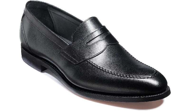 Men's loafers with a memory foam insoleSt Pauls - Black Calf