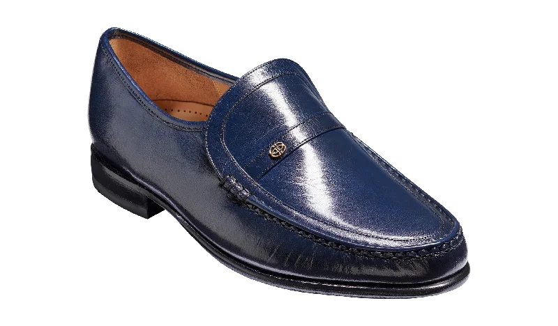 Men's loafers with a leather lining for comfortJefferson - Navy Kid