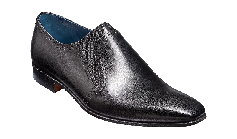Men's loafers with a low - heeled designDuke – Black Calf