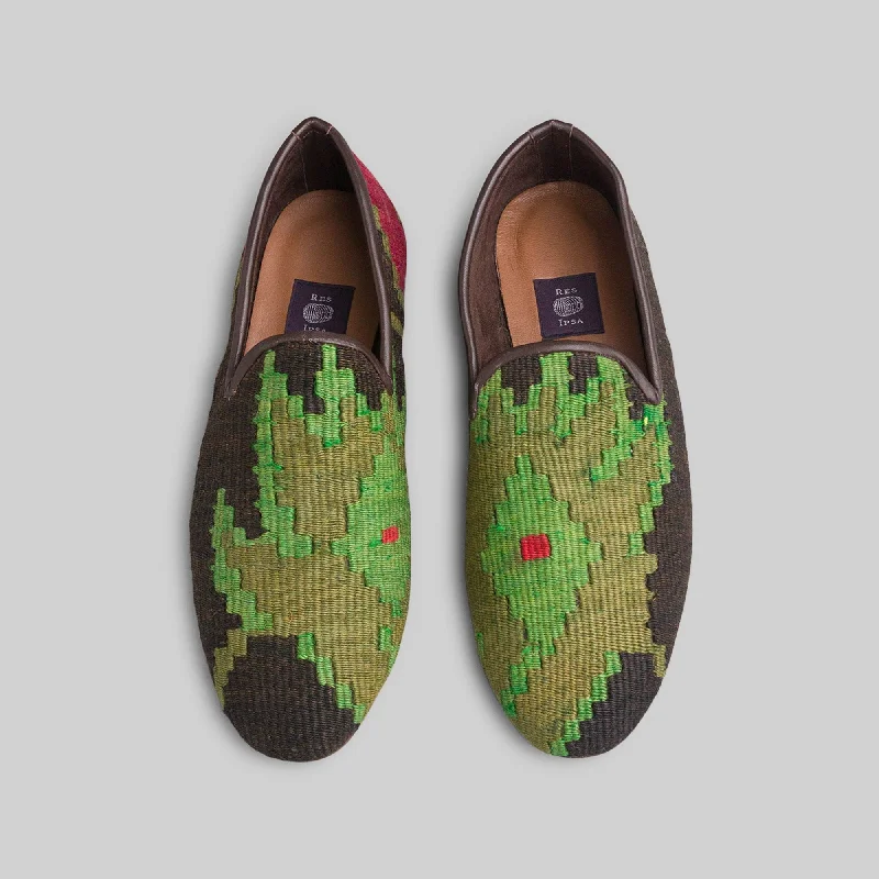 Men's loafers with a removable insole for cleaningMen's Kilim Loafer Size 9