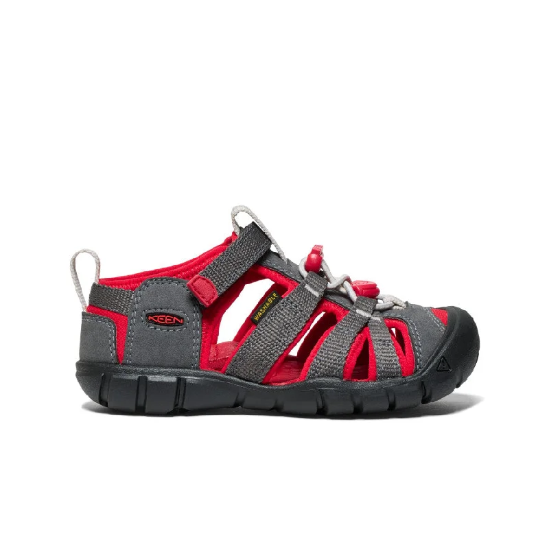 Men's sandals with a stretchy strap for a better fitLittle Kids' Seacamp II CNX | Magnet/Red Carpet Men's sandals with a stretchy strap for a better fitLittle Kids' Seacamp II CNX | Magnet/Red Carpet