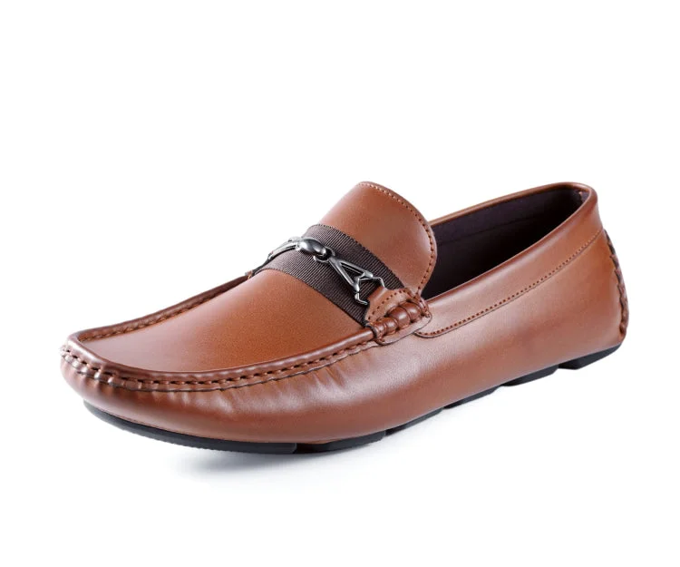 Men's loafers with a removable insole for cleaningSpear Tan