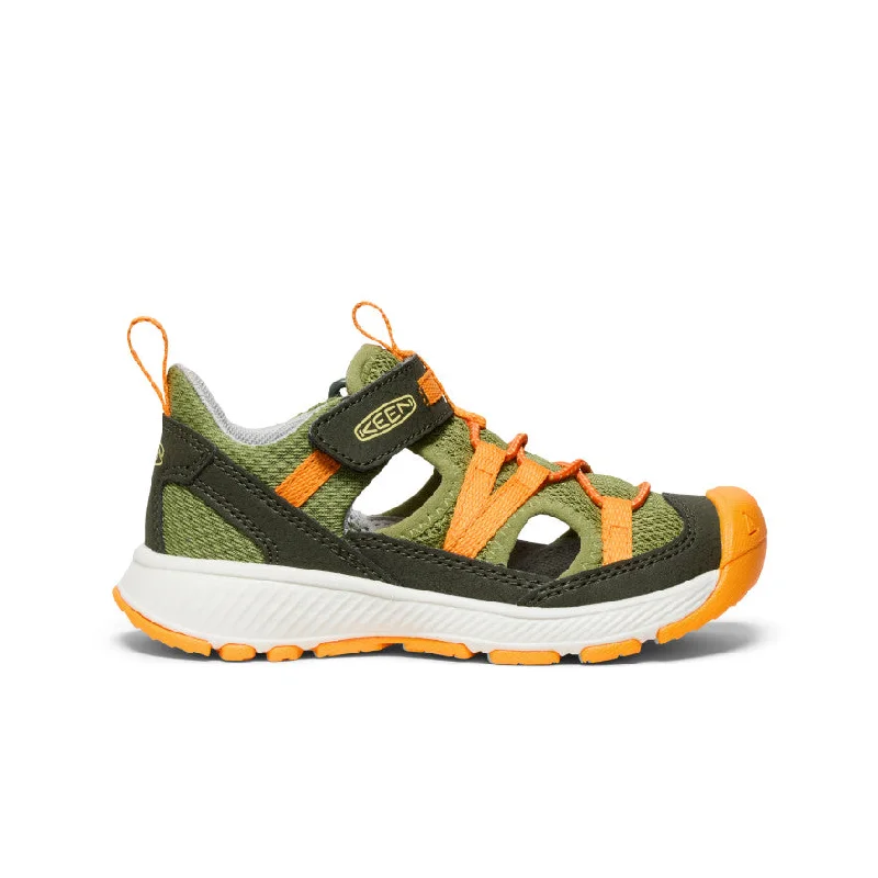 Men's sandals with a perforated leather upper for ventilationLittle Kids' Motozoa Sandal | Forest Night/Bright Marigold Men's sandals with a perforated leather upper for ventilationLittle Kids' Motozoa Sandal | Forest Night/Bright Marigold
