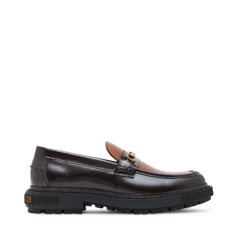 Men's loafers with a leather lining for comfortChainlee Casual Shoe BROWN LEATHER
