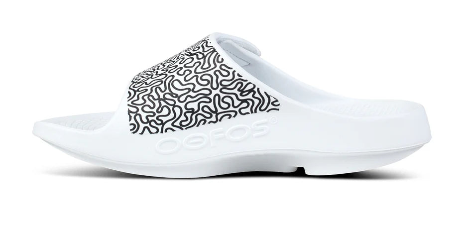Men's sandals with a padded heelMen's sandals with a padded heelOfoos Unisex OOahh Sport Flex Limited Slide Sandals - White Labyrinth Men's sandals with a padded heelMen's sandals with a padded heelOfoos Unisex OOahh Sport Flex Limited Slide Sandals - White Labyrinth