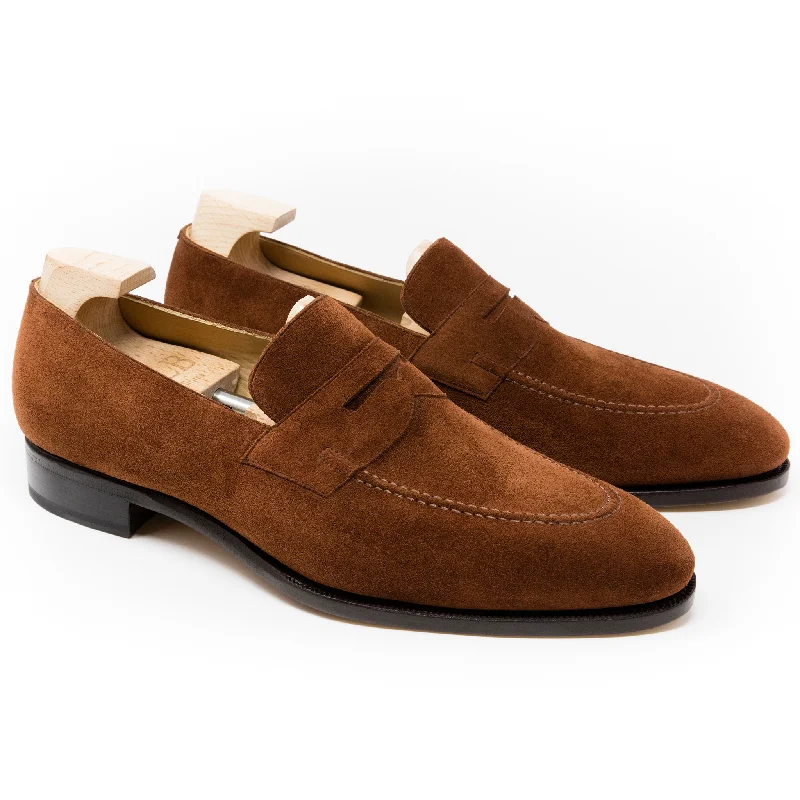 Men's leather loafers with a penny slot117 ARTISTA