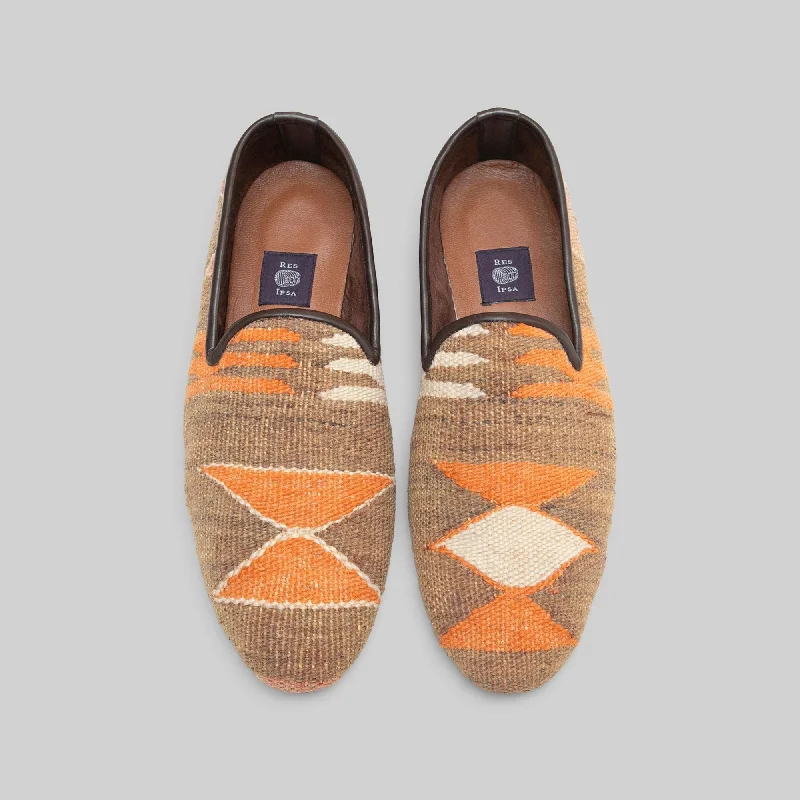 Men's loafers with a contrast stitching detailMen's Kilim Loafer Size 11