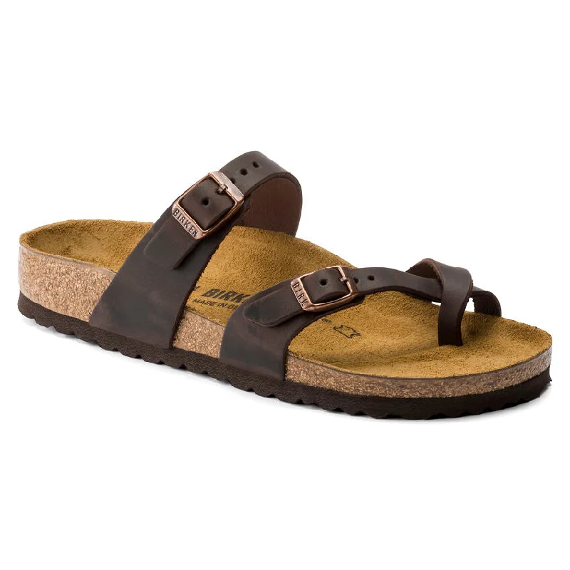 Men's sandals with a rubber sole for tractionMayari Oiled Leather