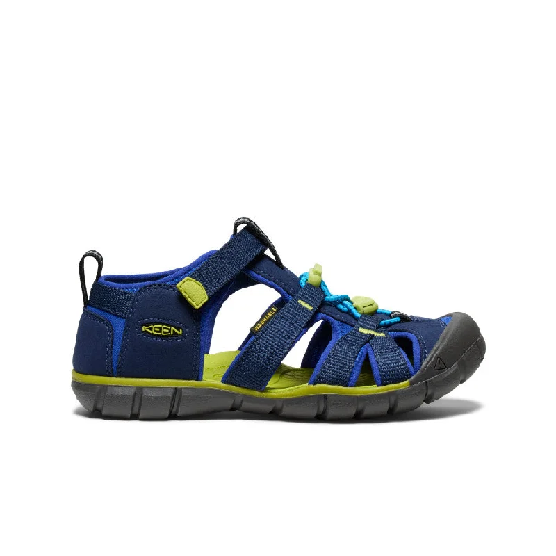 Men's sandals with a cushioned footbedBig Kids' Seacamp II CNX | Naval Academy/Chartreuse Men's sandals with a cushioned footbedBig Kids' Seacamp II CNX | Naval Academy/Chartreuse