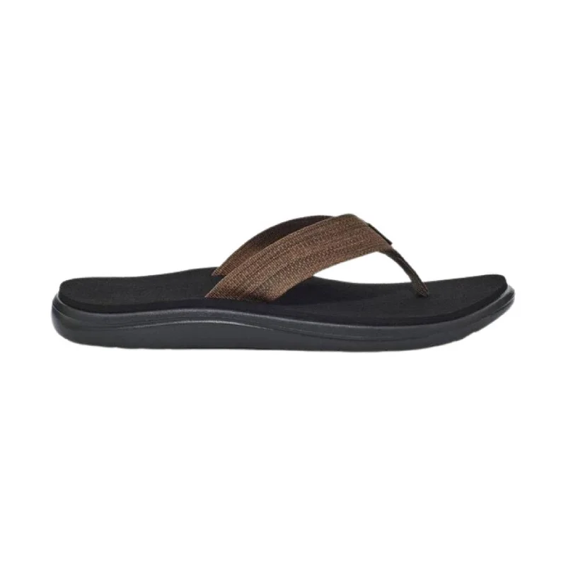 Men's sandals with a flexible sole for easy movementTeva Men's Voya Flip Flop - Bristol Chocolate Chip - ONLINE STORE CREDIT/EXCHANGE ONLY