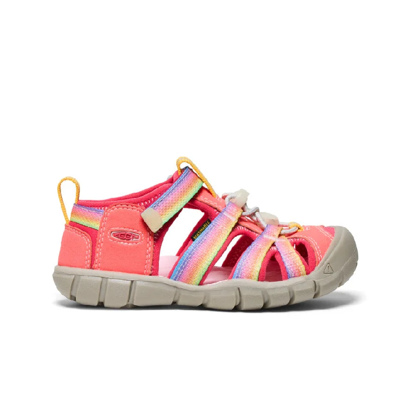Men's sandals with a rubber sole for tractionBig Kids' Seacamp II CNX | Rainbow Glow Men's sandals with a rubber sole for tractionBig Kids' Seacamp II CNX | Rainbow Glow