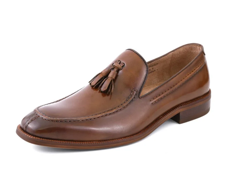 Men's loafers with a flexible sole for easy movementAG127 Cognac