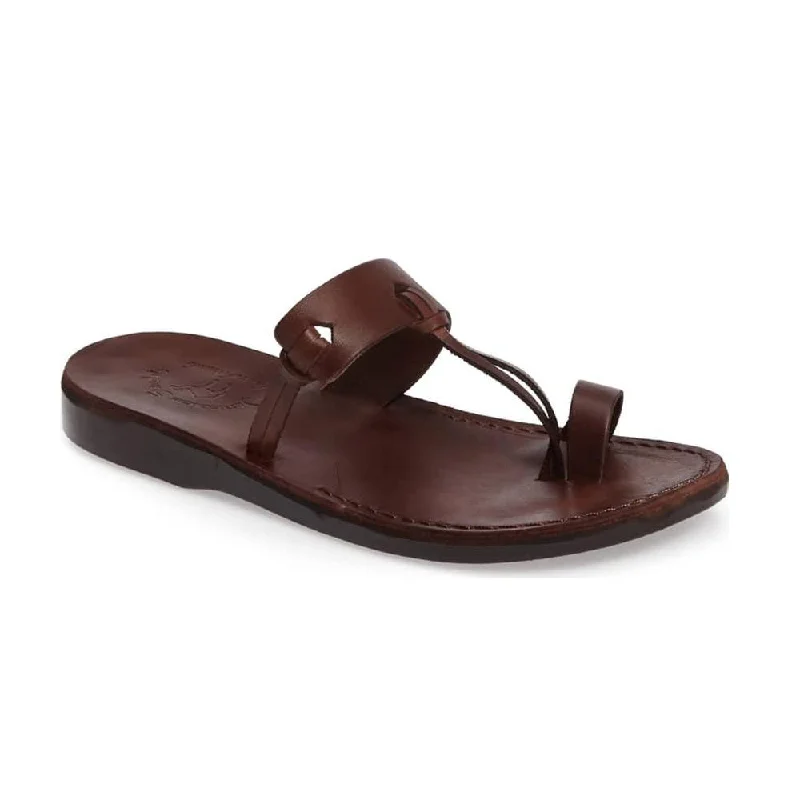 Men's sandals with a leather lining for comfortDavid - Natural Leather Sandal | Brown Men's sandals with a leather lining for comfortDavid - Natural Leather Sandal | Brown