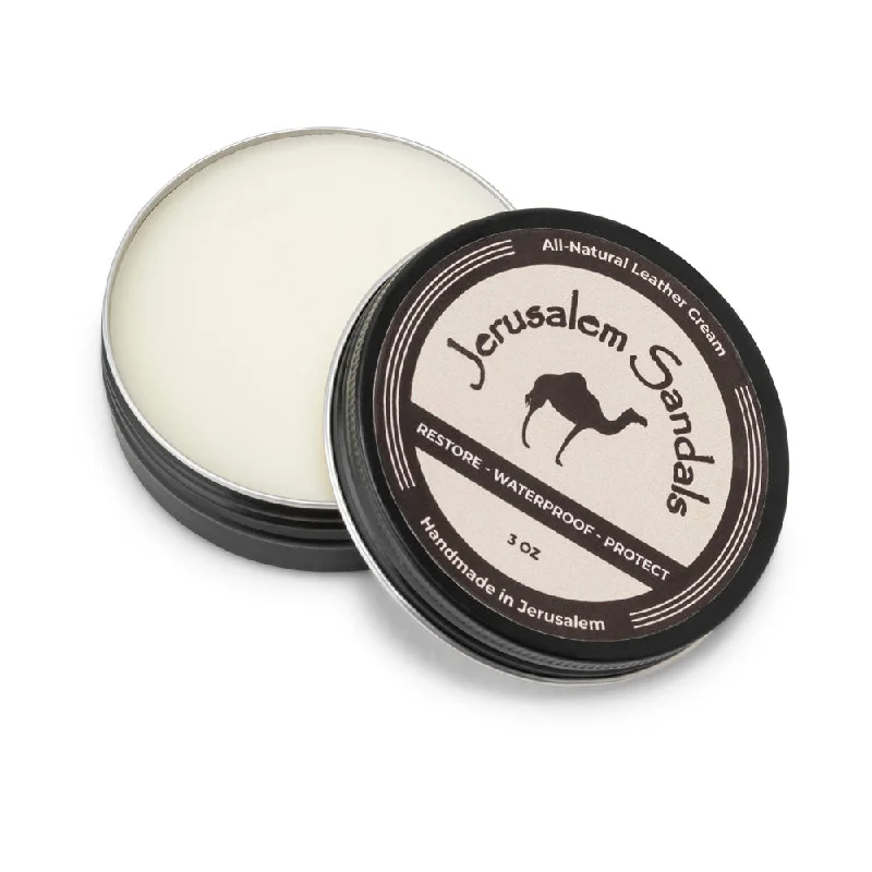 Men's sandals with a shock - absorbing insoleAll-Natural Leather Cream and Conditioner Men's sandals with a shock - absorbing insoleAll-Natural Leather Cream and Conditioner