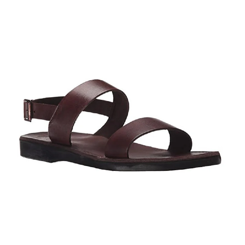 Men's sandals with a padded heelMen's sandals with a padded heelGolan - Leather Two Strap Sandal | Brown Men's sandals with a padded heelMen's sandals with a padded heelGolan - Leather Two Strap Sandal | Brown