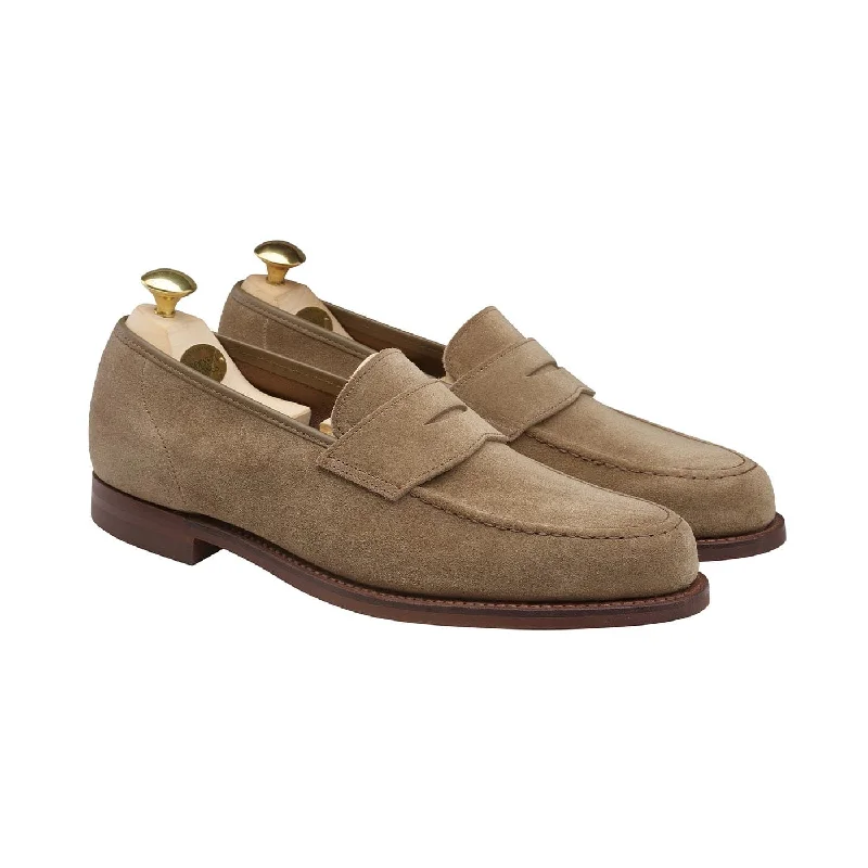 Men's loafers in a neutral color like black or brownHarvard 2 Khaki Suede
