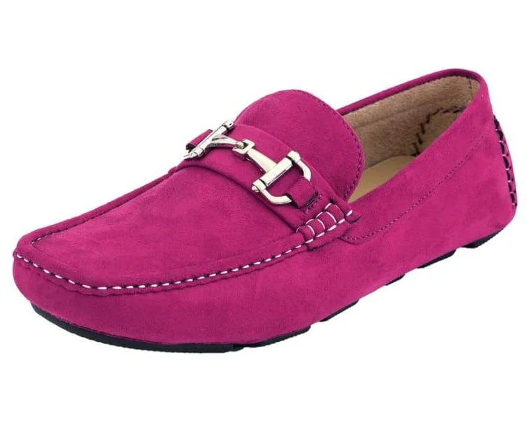 Slip - on men's loafers for easy wearWalken Fuchsia