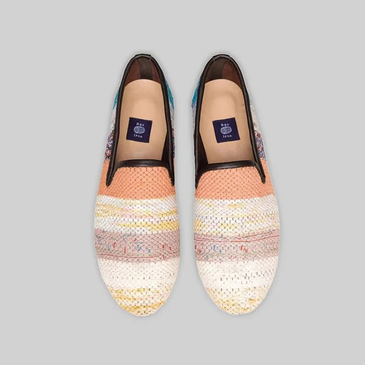 Men's loafers with a rubber sole for durabilityMen's Kilim Loafer Size 14