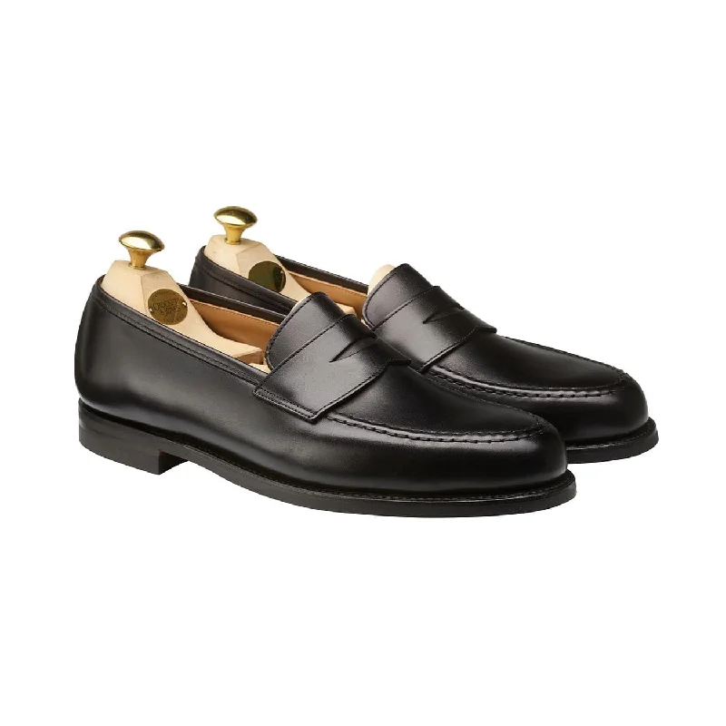 Men's loafers with a removable insole for cleaningBoston Black Calf