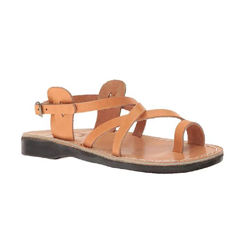 Men's sandals with a removable insole for cleaningThe Good Shepherd Buckle - Leather Toe Loop Sandal | Tan Men's sandals with a removable insole for cleaningThe Good Shepherd Buckle - Leather Toe Loop Sandal | Tan