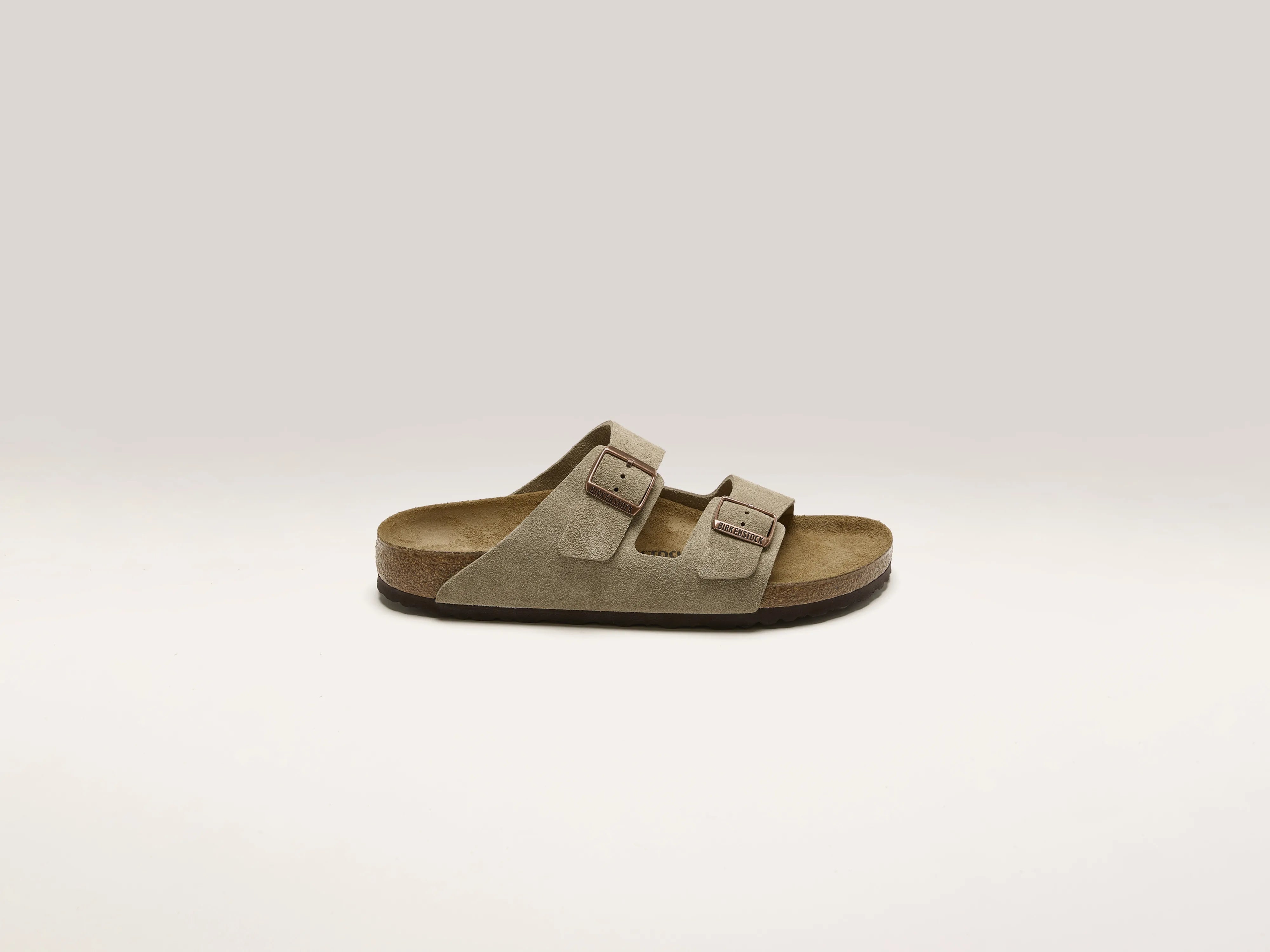 Men's sandals with a shock - absorbing insoleArizona Suede Leather for Men (242 / M / TAUPE) Men's sandals with a shock - absorbing insoleArizona Suede Leather for Men (242 / M / TAUPE)