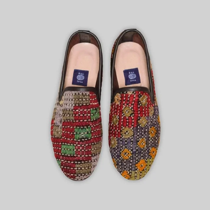 Men's loafers with a cushioned footbedMen's Kilim Loafer Size 8