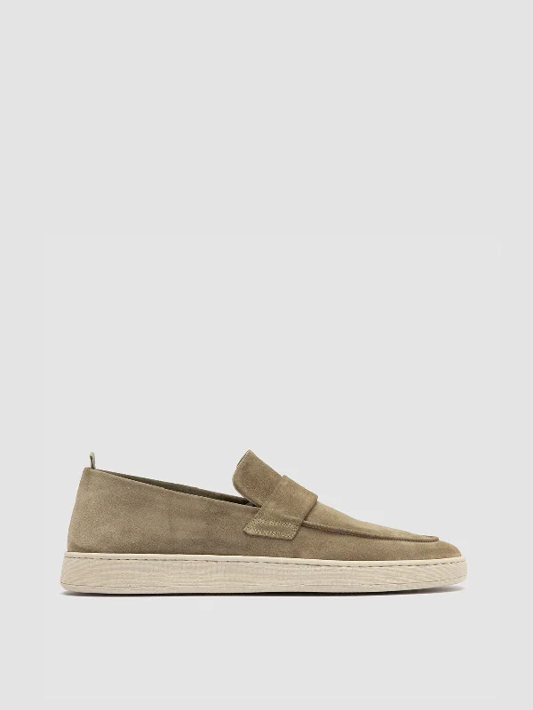 Suede men's loafers for a soft and luxurious feelHERBIE 001 - Taupe Suede Penny Loafers Suede men's loafers for a soft and luxurious feelHERBIE 001 - Taupe Suede Penny Loafers
