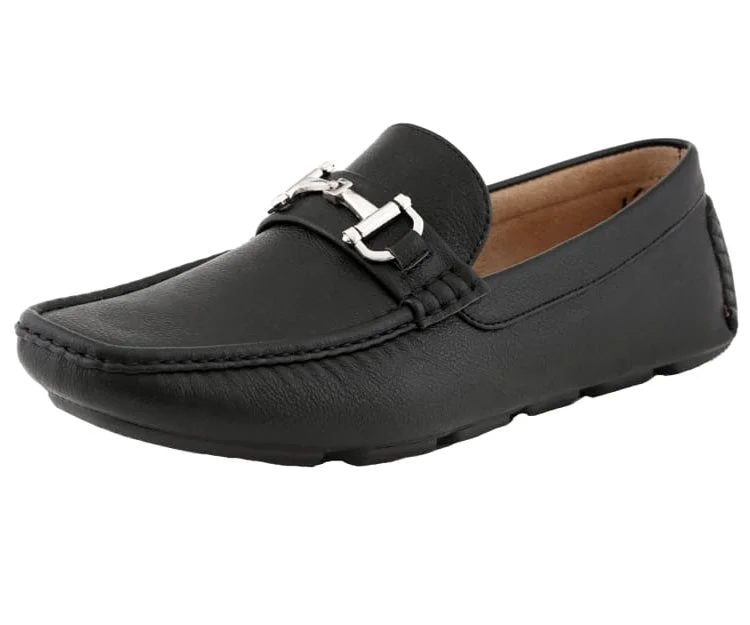 Men's loafers with a moc - toe designTrentino Black