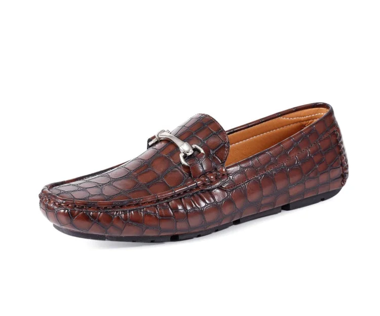 Men's loafers with a cushioned footbedTitus Brown