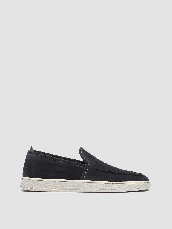 Men's loafers in a neutral color like black or brownHERBIE 006 - Blue Suede Loafers Men's loafers in a neutral color like black or brownHERBIE 006 - Blue Suede Loafers