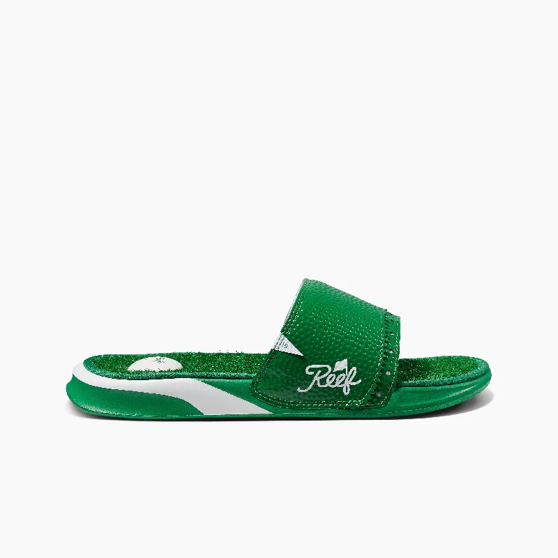Men's sandals with a decorative buckle or charmMulligan Slide