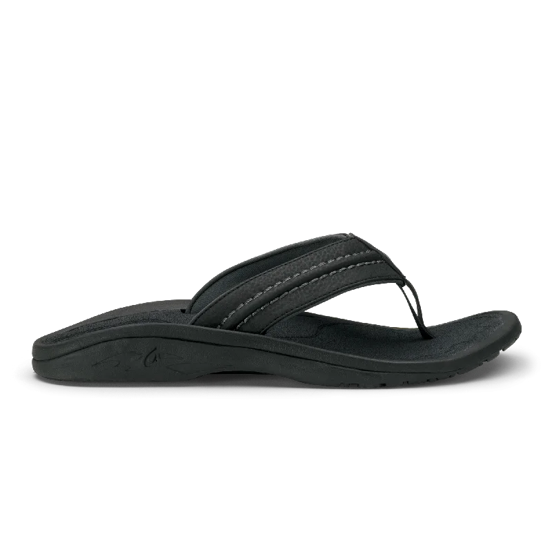 Men's sandals with a durable outer soleHokua - Black / Dark Shadow