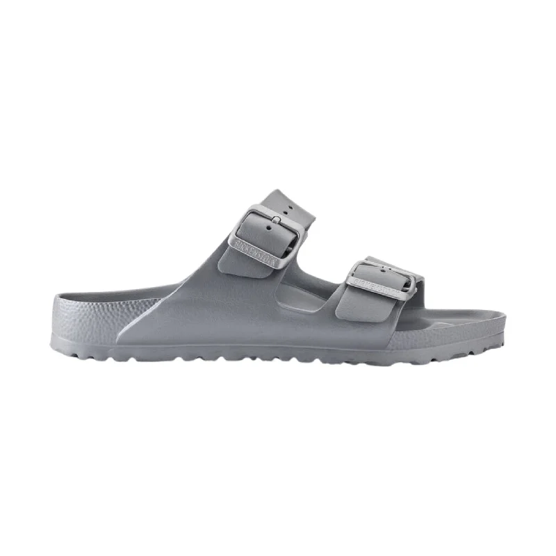 Men's sandals with a contrast stitching detailMen's sandals with a contrast stitching detailBirkenstock Arizona Essentials EVA Sandal - Metallic Silver Men's sandals with a contrast stitching detailMen's sandals with a contrast stitching detailBirkenstock Arizona Essentials EVA Sandal - Metallic Silver