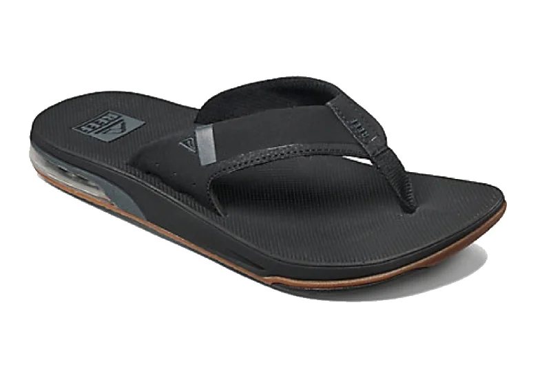 Men's sandals with a contrast stitching detailMen's sandals with a contrast stitching detailReef Fanning Low Men's Sandals with bottle opener - Black - Black Tan - Grey blue Men's sandals with a contrast stitching detailMen's sandals with a contrast stitching detailReef Fanning Low Men's Sandals with bottle opener - Black - Black Tan - Grey blue
