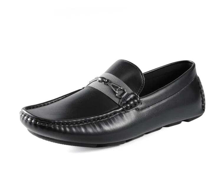Men's loafers with a leather lining for comfortSpear Black