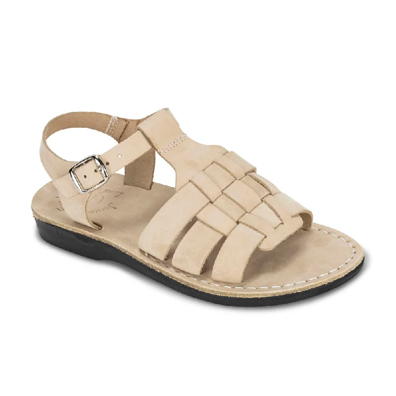 Flip - flop style men's sandals for beach wearFlip - flop style men's sandals for beach wearMikayla - Open Toe Fisherman-Style Sandal | White Nubuck Flip - flop style men's sandals for beach wearFlip - flop style men's sandals for beach wearMikayla - Open Toe Fisherman-Style Sandal | White Nubuck