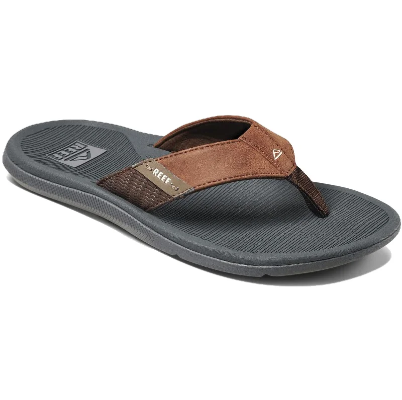 Men's sandals with a wide strap for supportMen's sandals with a wide strap for supportReef Santa Ana Men's Sandals - Grey Tan Brown Men's sandals with a wide strap for supportMen's sandals with a wide strap for supportReef Santa Ana Men's Sandals - Grey Tan Brown